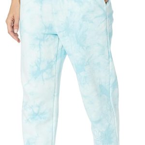 GUESS Women's Active Marble Print Jogger Bottom