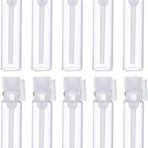 Teensery 100 Pcs Empty Perfume Sample Bottles Mini