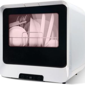 HAIMIM Portable Countertop Dishwasher,4 Washing Pr