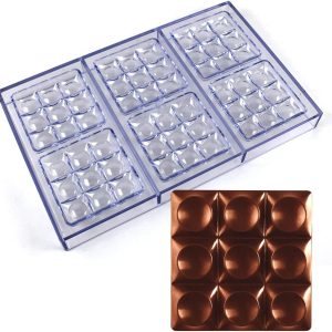 Polycarbonate Chocolate Mold Chocolate Bar Bricks