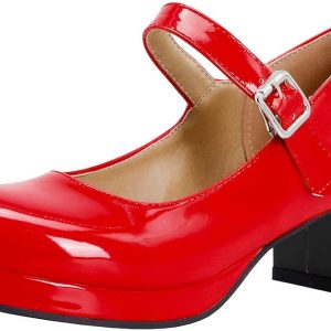 Agodor Women's Chunky Heel Platform Mary Jane Cosp