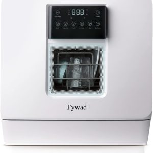 Fywad countertop dishwasher, portable dishwasher w