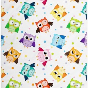 TRIENCY Personalized Beach Towel Owl Towels 30x60