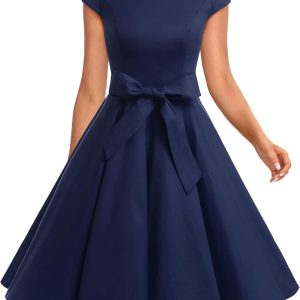 Dressystar Women Vintage 1950s Retro Rockabilly Pr