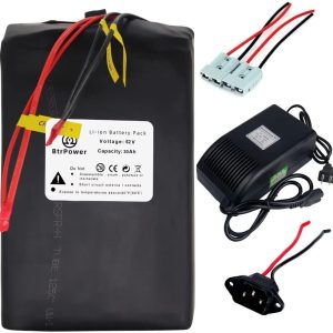 BtrPower 36V 48V 52V 60V 72V Ebike Battery 10AH 15