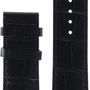 Tissot unisex-adult Leather Watch Strap Black T610