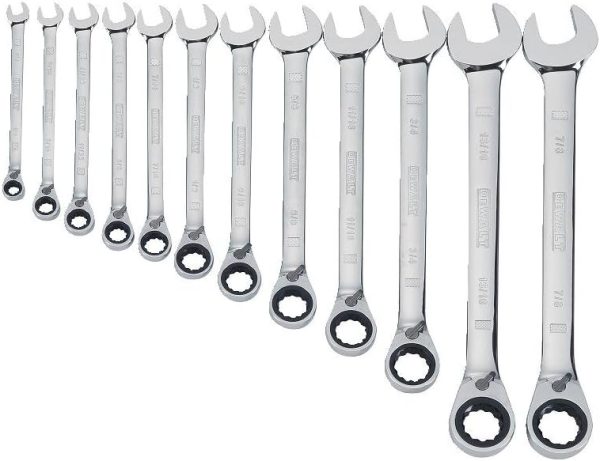 DEWALT Ratcheting Wrench Set, MM, 12-Piece (DWMT19