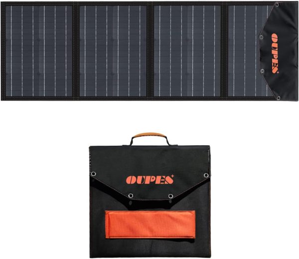 OUPES Solar Panel 100W Compatible with Jackery Pow