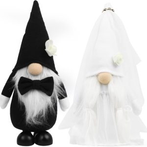 Mrlikale Wedding Gnomes Plush Decor, Bride Bride