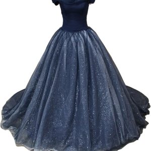 Aiyi Women's Off Shoulder Cinderella Butterfly Lon