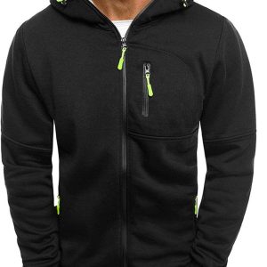 Men's Zip up Hoodies Pullovers Relaxed Fit Midweig