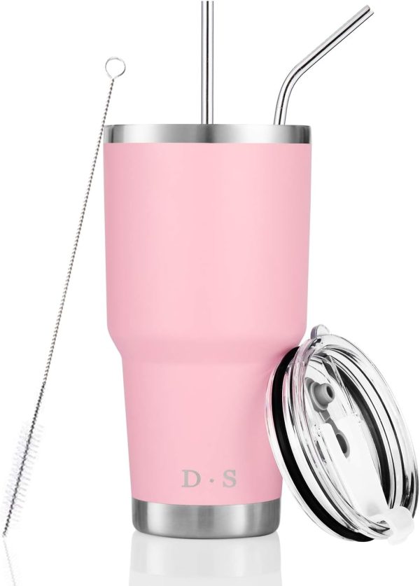 DS 30oz Pink Tumbler Stainless Steel Double Wall