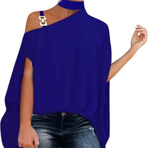 Camiseta Media Manga para Mujer Camiseta Cuello Ha