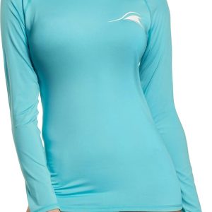 TSLA Women's UPF 50 Rash Guard Long Sleeve, UV/Su