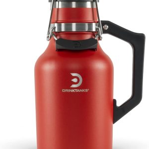 DrinkTanks Craft Growler, Passivated Stainless Ste