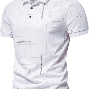 Men's Classic Fit Short Sleeve T-Shirts Casual Sum