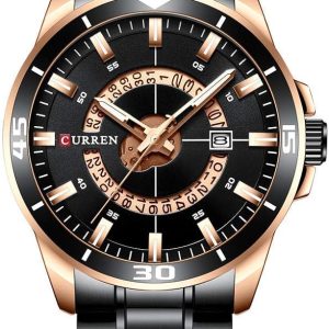 CURREN Men's Watch Fashion Design Quartz Wristwatc