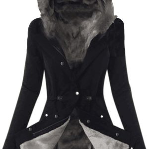 TUNUSKAT Puffer Jacket Womens Winter Thicken Fleec