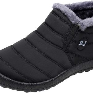 Winter Boots for Men Slip on Men's Snow Ankle Boot