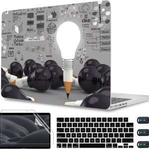 CISSOOK Creative Bulb Hard Shell Case for MacBook