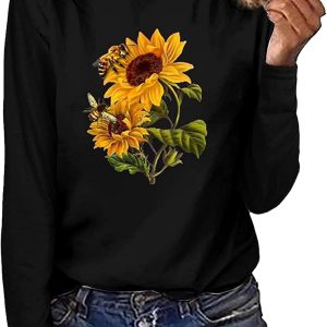 womens long sleeve tunic dress Graphic Tees Funny