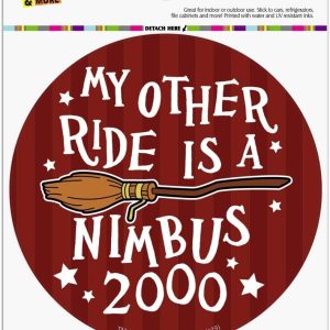 Harry Potter My Other Ride is a Nimbus 2000 Automo