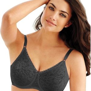 Bali Lace 'n Smooth Underwire Bra, Black, 38DD