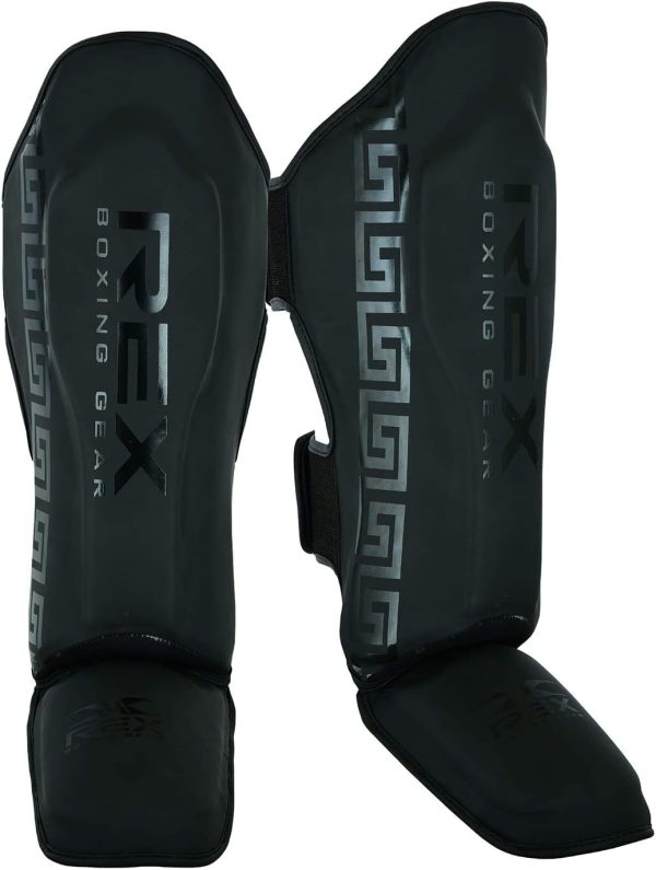 Rex Boxing Shin Guard for Kickboxing, Muay Thai, M