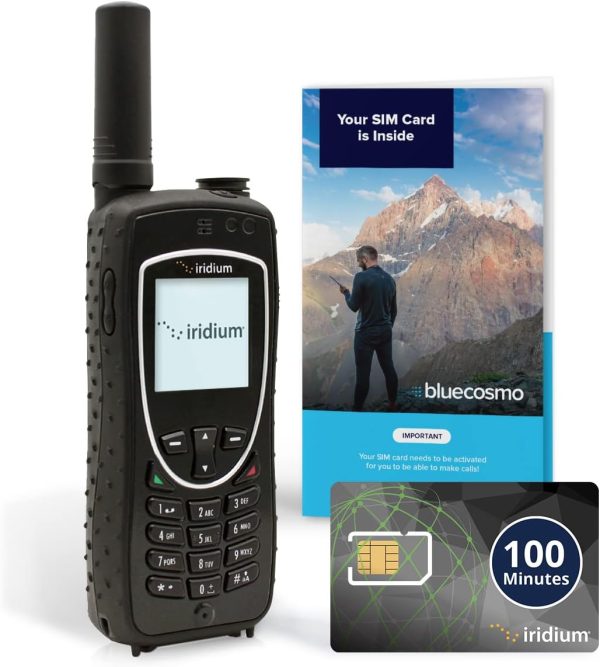 BlueCosmo Iridium Extreme Satellite Phone 100 Mi