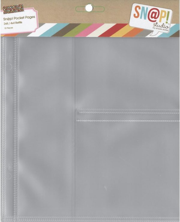 Simple Stories 6x8-inch Page Protectors with (1) 2