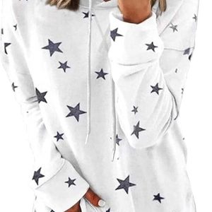 Women's Athletic Long Sleeve Shirt Fashion Hooded