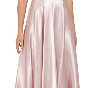 Betsy Adam Womens 2-Tone Gown Dress