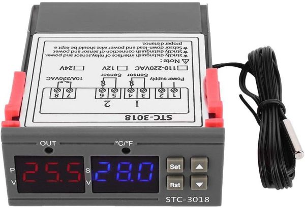Digital Temperature Controller STC-3018 Fahrenheit