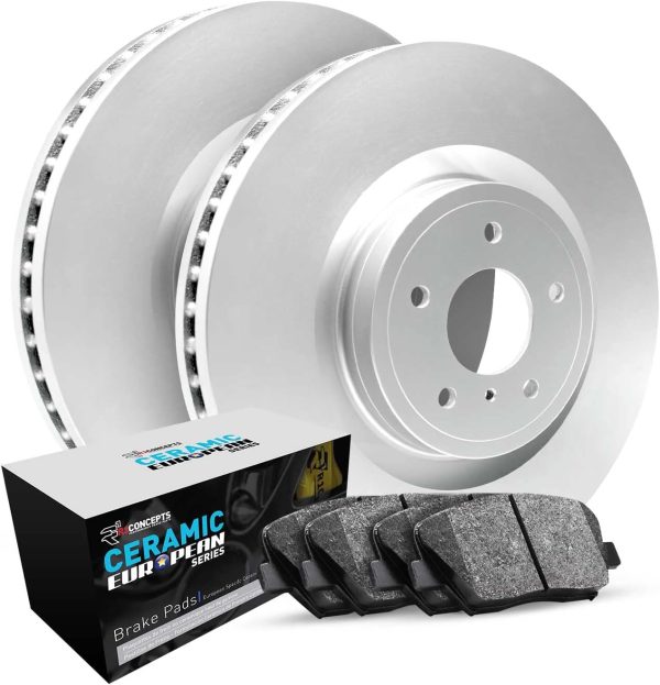 R1 Concepts Rear Brakes and Rotors Kit Rear Brake