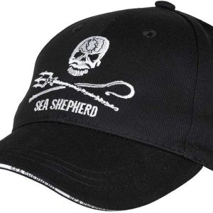 Sea Shepherd Jolly Roger Baseball Cap Black