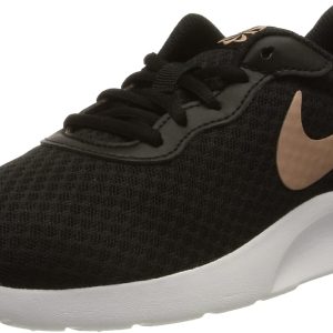 Nike Women's Tanjun Black/Black-Barely Volt (DJ625