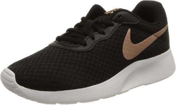 Nike Women's Tanjun Black/Black-Barely Volt (DJ625