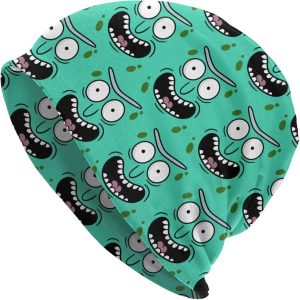 Fan Choice Unisex Mort and Rick Beanie Hats Pickle