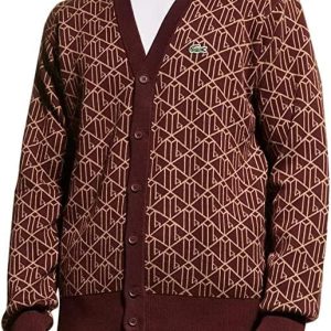 Lacoste Unisex Live Jacquard Monogram Patterned Ca