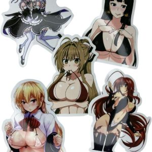 Hentai girls stickers. stickers 37Set. 5 Pieces of