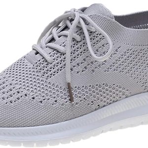 Knitted Ladies Shoes Running Women's Casual Breath