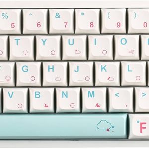 BOYI WK68 Hot Swappable RGB Mechanical Keyboard,Wi