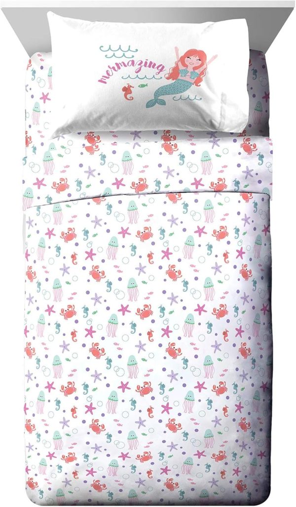 Jay Franco Trend Collector Mermaizing Twin Sheet S