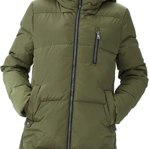Orolay Women's Stylish Down Jacket Hooded Winter C