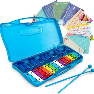 Costzon 25-Note Xylophone w/Case, Colorful Musical