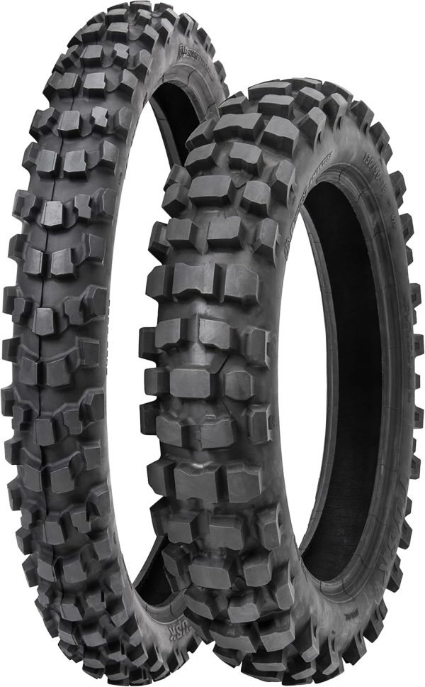 Tusk Dsport Adventure Tire Set Tube Type (90/90-2