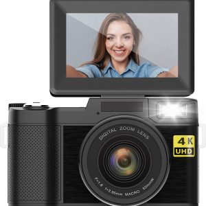 Digital Camera 4K 48MP Autofocus Full HD Vlogging
