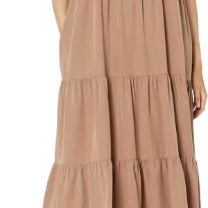 The Drop Women's Britt Tiered Maxi Tent Dress