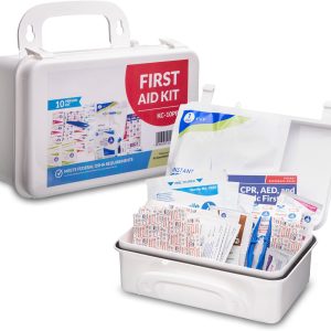 NOVAMEDIC Compact First Aid 10 Person Kit, 5"x3"x8