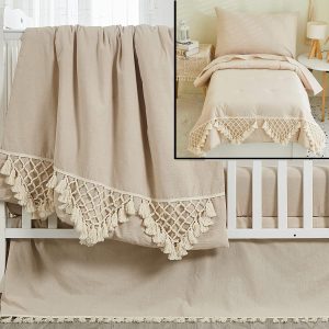 Brandream 4Pcs Toddler Bedding 3Pcs Crib Bedding